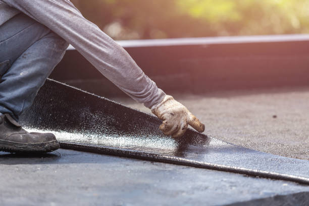 Professional Emergency Waterproofing technician working in Lynchburg, OH